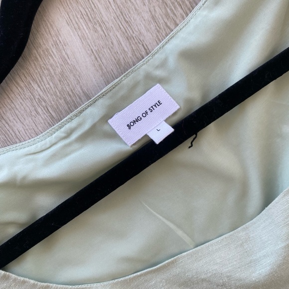 Song of style three pieces set. in green one only one time perfect condition - Picture 6 of 6